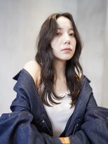 ニコ トウキョウ 渋谷(nico TOKYO)&nbsp;ロングレイヤーカット顔周りレイヤーウルフハッシュカット韓国