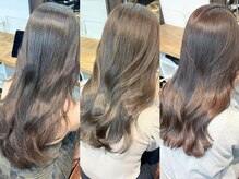 トレス(TRESS)の雰囲気（ブリーチなしで作る透明感カラーが人気◎レイヤーカット/表参道）
