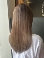 ザラフターザブリーチ 黒崎桃園店(the laughter/The bleach)&nbsp;透明感ブラウン／艶々ストレート