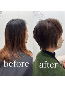 コレット アトリエ(COLLET atelier) 【before &after】大人くびれショート♪
