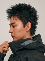 テン 心斎橋(tenn.)&nbsp;アクティブショートフェザーパーマルーズショートセンターパート