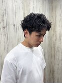 スパイキーショート×ソフトツイストパーマ