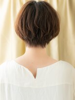 カバーヘア ブリス 戸田公園西口店(COVER HAIR bliss)&nbsp;ブリーチなし小顔ひし形ショートボブパーマ30代40代X戸田公園