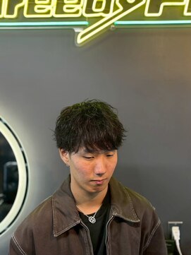 グリーディーフォックス 三軒茶屋(GreedyFOX) 波巻き/マッシュパーマ/ウルフ/ハイライト<理容室>三軒茶屋