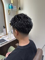 ザトエル 栄(THE TOEL) テーパーフェード×ニュアンスパーマ
