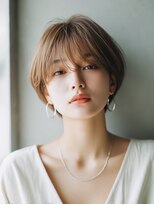 ロッソ 大橋店(Rosso) 柔らかブラウンの丸みショート【大橋】