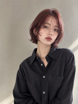 ゴットラトゥール(GOTTO LATOUR) レイヤーショートボブ×レッドブラウン