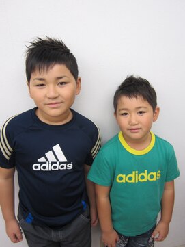 美容室イーナ(e na) カッコイイ仲良し兄弟☆カット