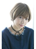 小顔ひし形シルエットショートスタイル 【Alushe心斎橋】