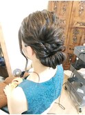 シニヨンお呼ばれアレンジ【ヘアアレンジ　立川/八王子/立川南】