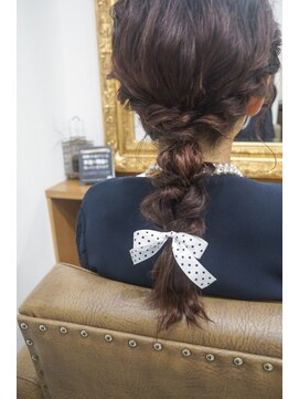 ヘアーサロン 6(hair salon) 編みおろしstyle ヘアセット