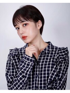 ミリ 千歳烏山(Mili CARE&SPA) 【Mili 千歳烏山】ダークカラー×耳かけコンパクトショート