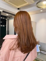 フラム 渋谷(flamme)&nbsp;Orange brown × orange highlight