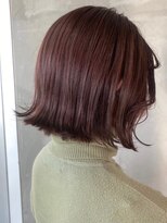 ポケット(pocket)&nbsp;【pink hair**】切りっぱなしボブ