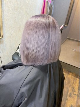 ファンド 千葉(fand) ホワイトパープル/ペールベージュ/ミニボブ/透明感ボブ/髪質改善