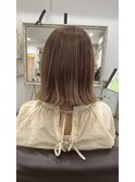 大人の切りっぱなしボブ