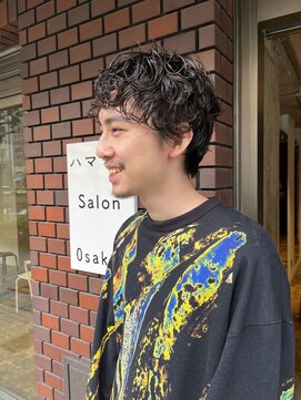 ハマモト メンズパーマ