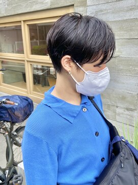 イル(ile) メンズライクショート/アッシュブラック/韓国風/30~60代お勧め