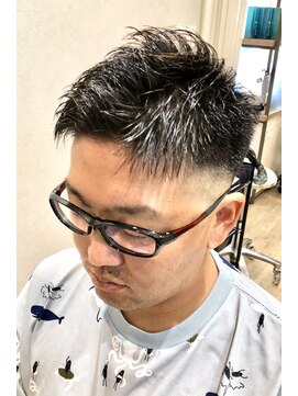 リム(RiM) 【フェードカット】好印象!ベリーショート アッシュブラック