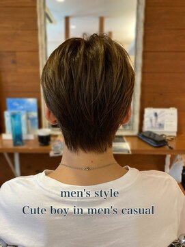 ピールアーク(peal ark) 爽やかマッシュショート　ツーブロック　王道　モテる　流行