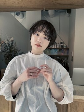 エルム 原宿 表参道(yelm) ★くびレイヤーエモージュイメチェンハッシュカットフルバング