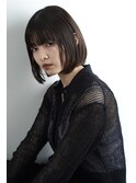 ボブ ヘイリーボブ 切りっぱなしボブ 暗髪 20代30代40代