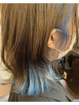 シャンプーボーイアネックス(SHAMPOO BOY Annex) インナー×ターコイズブルーbyERINA