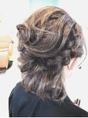 編み込みハーフ