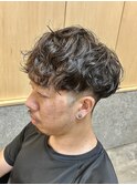 波巻きスパイラルパーマツイストスパイラルパーマシャドウパーマ