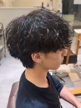 バース 河原町店(BIRTH) ツイストスパイラルパーマツイストパーマメンズマッシュパーマ