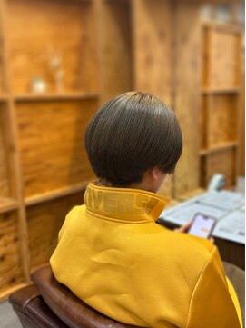 アドラーブル 長岡新保店(adorable) 透明感抜群♪20代30代ダブルカラーブリーチオリーブベージュ