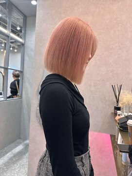 ロンド レア 天神大名店(Lond Le’a) ダブルカラー/ミルクティーベージュ/ハイトーンカラー/ブリーチ