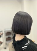 熊本 縮毛矯正 ミニボブ 髪質改善 柔らかボブ ruen 松本皐希