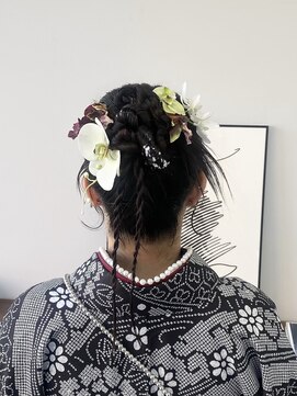 ヘアー アイス 御器所本店(HAIR ICI) 10代20代成人式卒業式タイトスタイルヘアセット