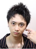 スパイキーショートソフトツイストパーマ