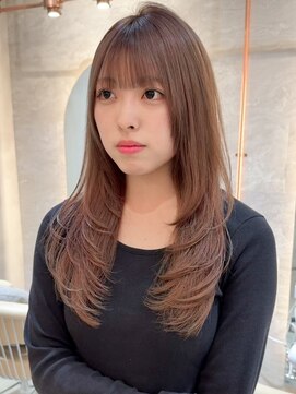 ロンド エスポワール 錦糸町(Lond espoir) ■ミニウルフレイヤーカット顔周りカット前髪カット韓国ロング17