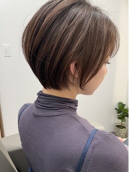 アプレッジ(PLEDGE)の写真/再現性×小顔◎「似合う」を見つける、迷える女性のためのショートヘア◯スタイリングもレクチャー♪