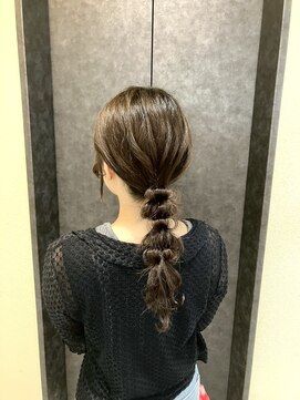 ミラ(Mila) おでかけに♪ロングカジュアルアレンジ★たまねぎ編み下ろし