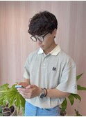 【竹内哉汰】20代30代 くせ毛を最大限に可愛く メンズマッシュ