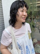 フェンヘアーアイス 中目黒(Fen.hair ici)&nbsp;黒髪でも重く見えない◎20代30代向けゆるふわミディアムパーマ