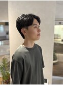 大人刈り上げなしセンターパート