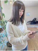 ミディアム×透明感カラー
