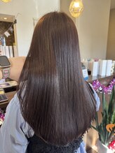 ジールサンク(Zeal N°5) ブラウンカラー×レイヤーカット