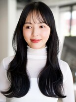 レノラ 本町(LENORA) ☆レイヤーカット毛先ワンカールくせ毛風カール薄めバングデジパ