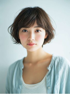 ニスル センター南店(NISURU) 似合わせカット/大人ガーリー/ダークアッシュ/着物/センター南