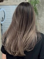 アポロ 横浜駅店(apollo)&nbsp;ブリーチ/ミディアムヘア/デザインカラー/フェイスフレーミング