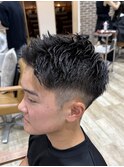 短髪 メンズショート 刈り上げ 清潔感 爽やかショート 堀江