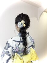 ルート(Ru-t)&nbsp;サイドポニー編み下ろし