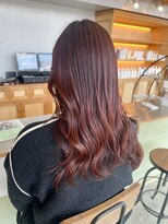 ユラギフロムユイマァル 水島店(YURAGI from YUIMARL)&nbsp;ブリーチ20代30代40代チェリーブラウングラデーションカラー