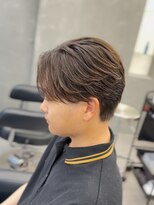 オーバル バイ アピッシュ(OVARL by apish)&nbsp;パーマ落としニュアンスセンターパートリバース曲がる縮毛矯正